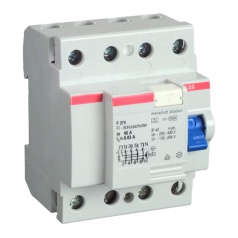 Блок утечки тока 4-модульный ABB F344 40A 30mA [F 344 40A 30MA]