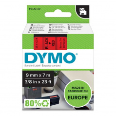 Картридж Dymo S0720720/40917, 9 мм, черный на красном