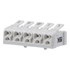 Клемма пружинная соединительная IEK КСПн5-3L+N+PE [UKZ-B06-5P-F1-E0-10]