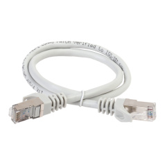 Коммутационный шнур (патч-корд) ITK категория 5E, FTP, 2 м, серый [PC01-C5EF-2M]