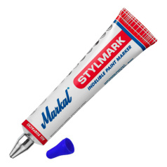Термостойкая маркировочная паста Markal Stylmark до 200°C, синяя, 2 мм [96644]