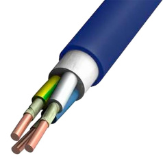 Кабель силовой медный ВВГнг(А)-FRLS, 3х2.5 мм², ОК (N PE), 660 В [6421]