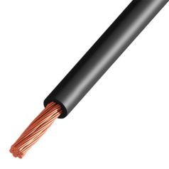Провод медный ПуГВнг(А)-LS, 1х6 мм², 450/750В, черный [989]