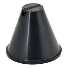 Держатель круглого проводника для плоской кровли IEK, 8-10 мм, 100 мм, пластик с бетоном [ZDP80-70-6-18-100]