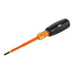Отвертка диэлектрическая SL4,0х100 IEK Т3 ARMA2L 5 [A2L5-SC30-T3-SL-40-100]