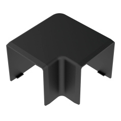 Поворот 90° Kopos LHD 40X40, 8643 (FB), черный