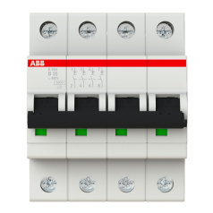 Автоматический выключатель модульный ABB S204 4P B25 6кА [2CDS254001R0255]
