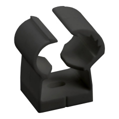 Клипса с фиксатором IEK 35-42 мм, черная (12 шт) [CTA00D-FL-035-K02]