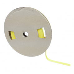 Термоусадочная трубка плоская для печати ТУТнг-LSZH-18/9 желтая, рулон 100 м