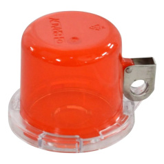 Блокиратор кнопки Brady со съемным колпачком малый, Ø 17 мм, высота 80 мм, красный [gws130819]