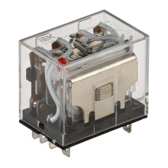 Реле РЭК77/4 IEK (LY4) с индикацией 10А 12В DC [RRP10-4-10-012D-LED]