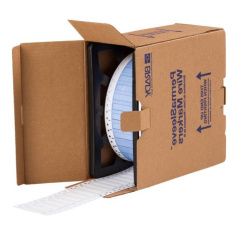 Термоусадочный маркер Brady PS-250-2-WT, 50.8 х 11.15 мм, белые, 2500 шт [brd32603]