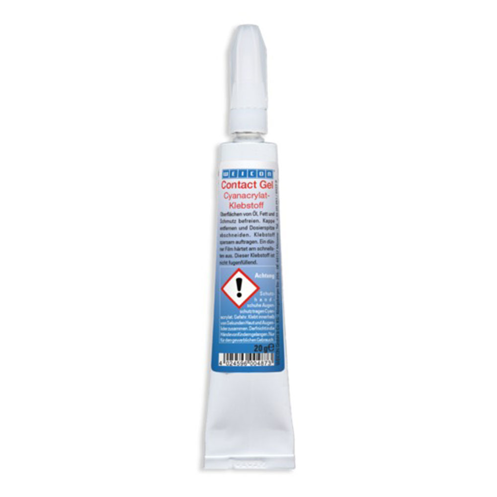 Цианоакрилатный клей-гель Weicon Contact Gel, 20 г [wcn12500120]
