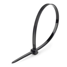 Стяжка нейлоновая Fortisflex КСС OutLock 4 x 250 мм, черная (100 шт) [108204]