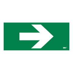 Самоклеящаяся этикетка IEK 330х140 мм, Направляющая стрелка [LPC10-1-33-14-STR]