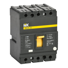 Автоматический выключатель IEK ВА88-33 3Р 50А 35кА [SVA20-3-0050]