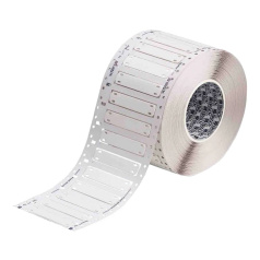 Бирка под два хомута Brady THT-7515-7643-WT полиэфирный полиуретан, 75 х 15 мм, белые, 500 шт [brd197386]