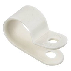 Скоба крепежная IEK 12 мм, белая (50 шт) [USK11-12-050-K01]