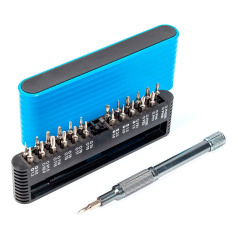 Отвертка прецизионная с битами КВТ НБ-25 мини МАСТЕР, 25 предметов (79773)