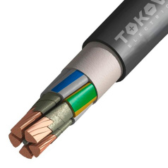 Кабель силовой медный ВВГнг(А)-FRLSLTx TOKOV ELECTRIC, 5х95 мм², МС (N PE), 1 кВ [000016525]