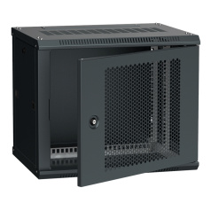 Шкаф настенный ITK LINEA W 6U 600х450 мм, чёрный [LWR5-06U64-PF]