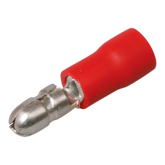 Разъем штекерный изолированный РшИп 1.25-4 с ПВХ манжетой (100 шт) [URP20-D15-D17-4]