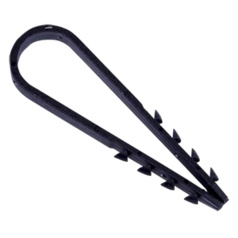 Дюбель-хомут нейлоновый PROconnect 5-10 мм, черный (10 шт) [07-4521-9]