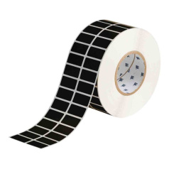 Этикетки Brady THT-6-8117-10 полиэстер, 38.1 х 19.05 мм, черные матовые, 10000 шт [brd148169]