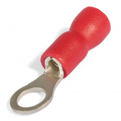 Наконечник кольцевой изолированный КВТ НКИ 1.5-4 с ПВХ манжетой [47472]