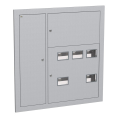 Корпус металлический IEK LIGHT ЩЭ-5-Э 36, IP31, слаботочный отсек слева, серый [IND-MKM43-05-31-E-L]