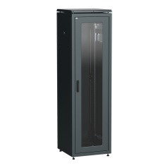 Шкаф сетевой 19" ITK LINEA N 38U 600х800 мм, чёрный [LN05-38U68-GM]