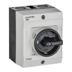 Переключатель кулачковый IEK MASTER в боксе закрытая рукоятка 10А схема 55 [MI-CS21-010-055]
