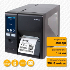 Термотрансферный принтер Godex GX4300i, RFID [24S09]