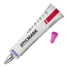 Термостойкая маркировочная паста Markal Stylmark до 200°C, розовый, 3 мм [96659]
