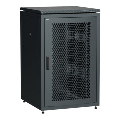 Шкаф сетевой 19" ITK LINEA N 18U 800х800 мм, чёрный [LN05-18U88-PM]