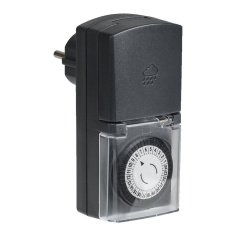 Розетка-таймер механический РТМ-4 IEK 30 мин 24 ч 48on/off 16А IP44 [ERT-20-1-16-S-30-0-44-K01]