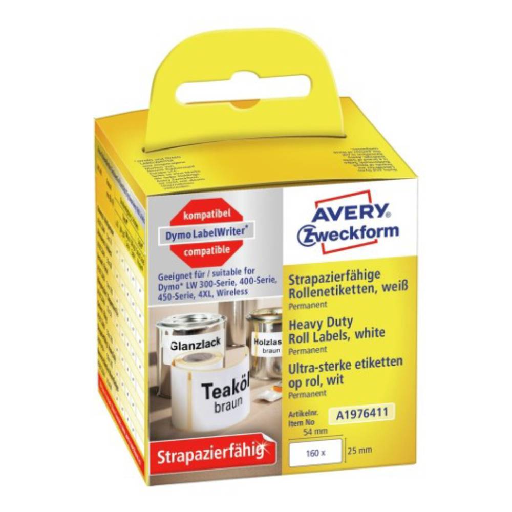 Этикетки Avery Zweckform для принтеров Dymo LW, 25 х 54 мм (160 шт) [А1976411]