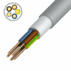Кабель силовой медный NUM-J Rexant 5x1.5 мм², бухта 5 м [01-8710-5]