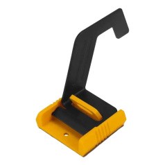 Блокиратор кнопок и рубильников многофункциональный, пластик и сталь, высота крюка 57 мм, желтый [gwrD81-5]