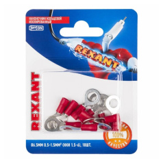 Наконечник кольцевой изолированный Rexant НКи 1.5-6 (10 шт) [06-0415-A]