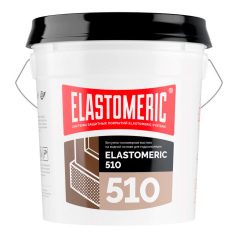 Битумно-полимерная мастика Elastomeric 510 на водной основе для гидроизоляции, ведро 17 кг
