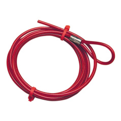 Трос для тросового блокиратора стандартного Brady, сталь в виниловой оболочке, Ø 4.8 мм, 1.8 м [gws800113]