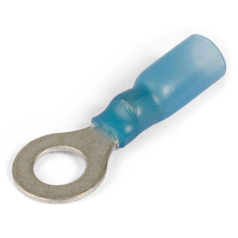 Наконечник кольцевой изолированный КВТ НКИ-Т 2.5-6 с термоусаживаемой манжетой [66626]