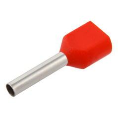 Наконечник втулочный изолированный двойной IEK НШВИ(2) 1.5-12 (100 шт) [UTE10-D2-6-100]