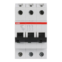 Автоматический выключатель ABB S203 3P C8 6кА [2CDS253001R0084]