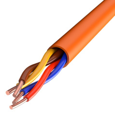 Кабель огнестойкий КПСнг(А)-FRLS ITK 2х2х0.35 мм², оранжевый, бухта 200 м [FR1-02-U-3307]