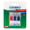 Лента Dymo S0847750/146079, 9 мм, красная, черная, синяя (3 шт)