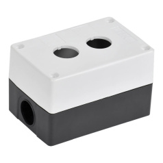 Корпус IEK КП102-Р для кнопок 2 места, белый [BKP10-2-K01-R]