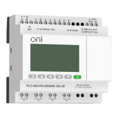 Модуль коммуникационный (модуль ПЛК) 430 ONI ЦПУ 4 DI 4 UI 4 RO 24В DC EP [PLC-430-CPU-08U04R-1DC-00]