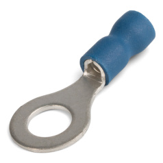 Наконечник кольцевой изолированный КВТ НКИ 2.5-6 с ПВХ манжетой [47479]